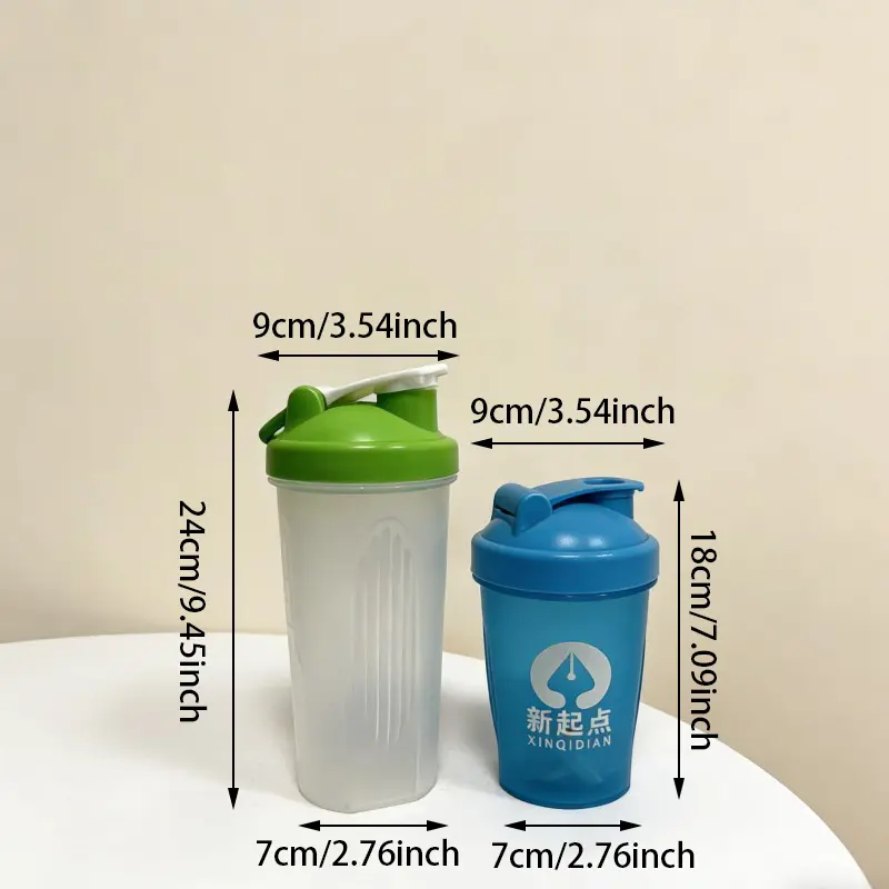 Bình lắc protein bằng nhựa thể dục chống rò rỉ