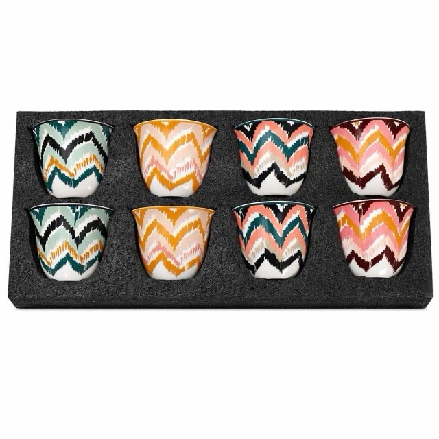 Bộ ấm trà gốm sứ Boho Wave 8 món Bộ quà tặng cho trà Espresso