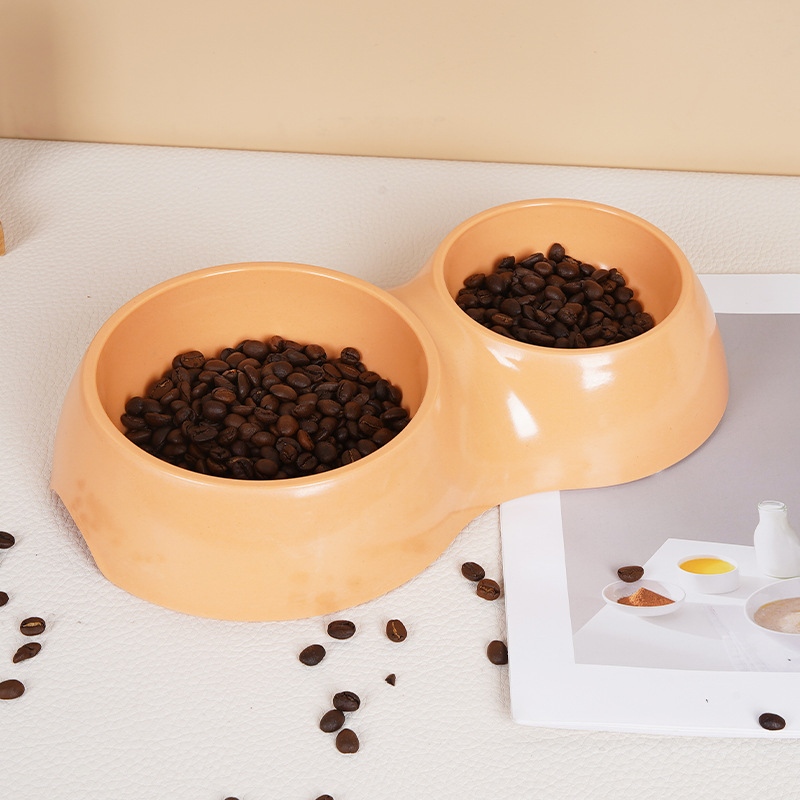 Bát đôi vật nuôi bằng sợi tre Melamine tùy chỉnh