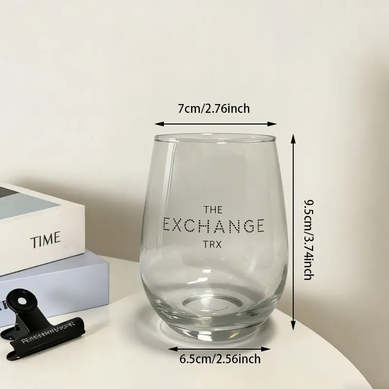 Exchange Cốc thủy tinh hình quả trứng không thân TRX