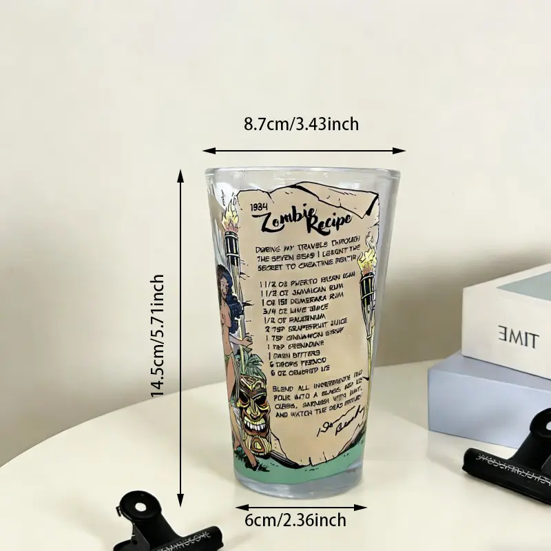 Kính in hình truyện tranh Zombie cổ điển